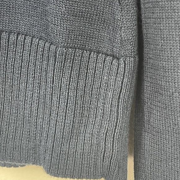 Kerri Rosenthal Oh Hi Happy Indigo Blue Cotton Knit Liz Sweater - Picture 12 of 12